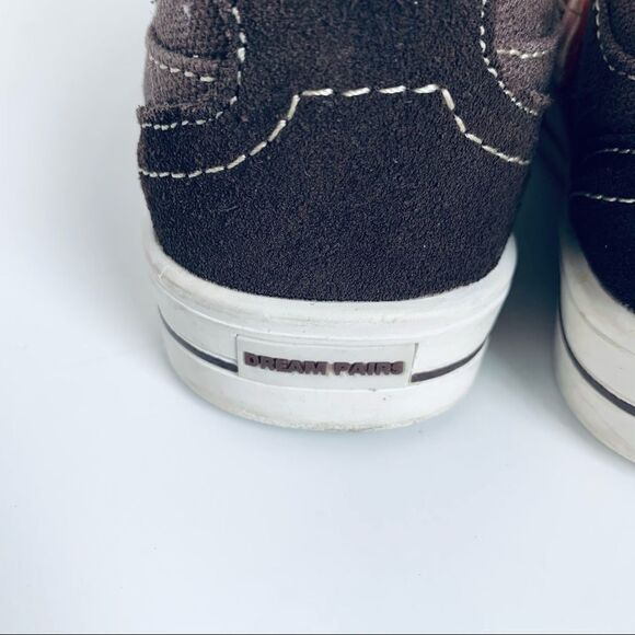 Dream Pairs Brown Orange Sneakers - Picture 5 of 6